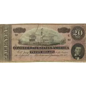 $20   Issues of the Confederate States of America CS-67