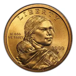 2000 Native American Dollar Mint State Condition: First Year of Issue in Deluxe Display Box (4)