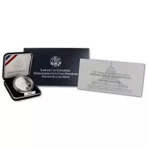 2000-P Library of Congress Commemorative Silver Dollar Proof