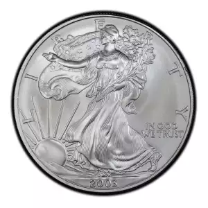 2003 1 oz American Silver Eagle Mint State Condition (2)