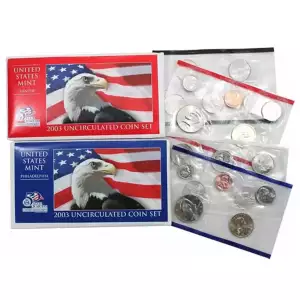 2003-P&D U.S. Uncirculated Set: 20-Coin Set in Original Packaging