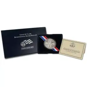 2004-P Lewis and Clark Commemorative Silver Dollar Mint State