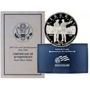 2004-P Lewis and Clark Commemorative Silver Dollar Proof