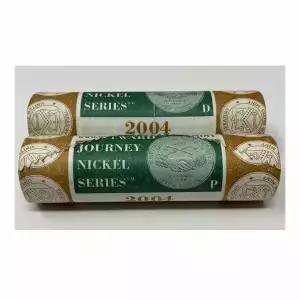 2004 Westward Journey Jefferson Nickel Peace P&D U.S. Mint Roll