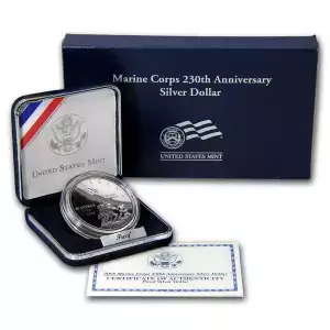 2005-P Marine Corps 230th Anniversary Commemorative Silver Dollar Proof