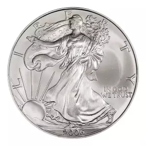 2006 1 oz American Silver Eagle Mint State Condition (2)