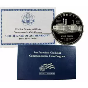 2006-S Old San Francisco Mint Commemorative Silver Dollar Proof