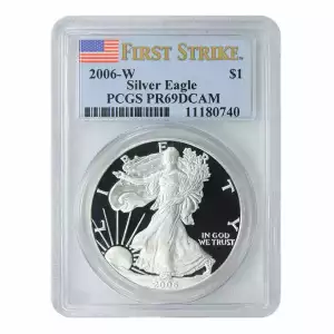 2006-W American Silver Eagle PCGS First Strike PR69DCAM (2)