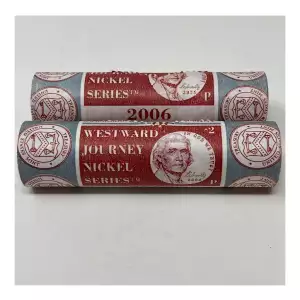 2006 Westward Journey Jefferson Liberty P&D U.S. Mint Rolls (2)