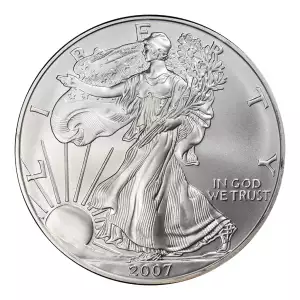 2007 1 oz American Silver Eagle Mint State Condition (2)