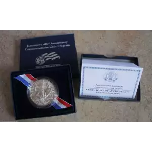 2007-P Jamestown 400th Anniversary Commemorative Silver Dollar Mint State