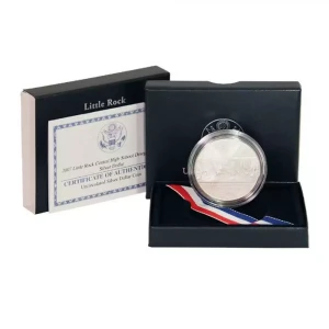 2007-P Little Rock High School Desegregation Commemorative Silver Dollar Mint State
