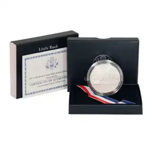 2007-P Little Rock High School Desegregation Commemorative Silver Dollar Mint State