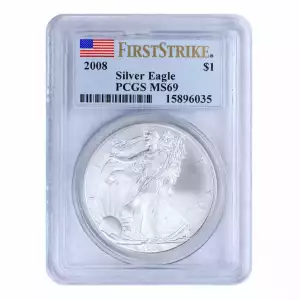 2008 $1 Silver Eagle First Strike (2)