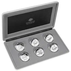 2008-2010 Flying Through Time: Masterpieces in Silver 6oz Silver Proof Coin Set