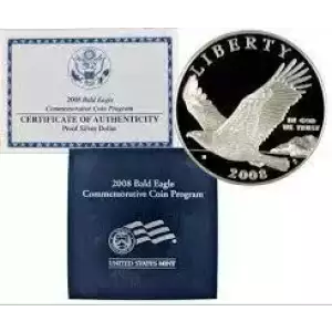 2008-P Bald Eagle Commemorative Silver Dollar Proof