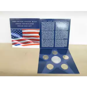 2008 U.S. Uncirculated Set, Annual Dollar With Silver Eagle