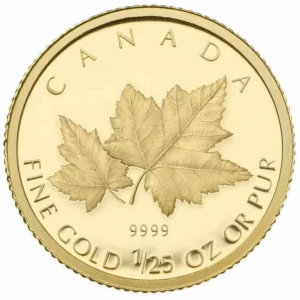 2009 1/25 oz Canadian Mapel Leaf Coin (2)