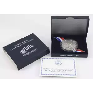 2009-P Abraham Lincoln Commemorative Silver Dollar Mint State