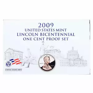 2009 U.S. Lincoln Bicentennial One Cent Proof Set