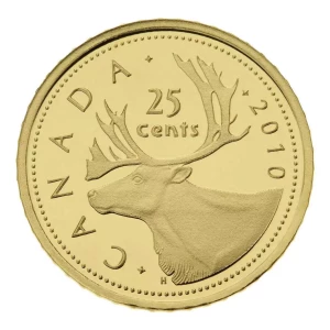 2010 .5 G gold Canadian Caribou (2)