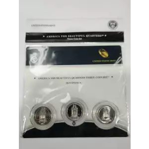 2010 Hot Springs America The Beautiful 3-Coin Quarter Set