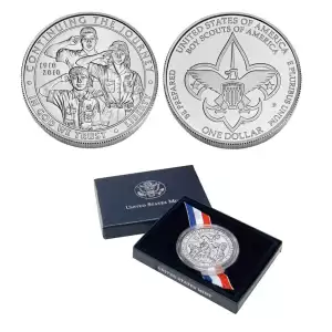 2010-P Boy Scouts Of America Centennial Silver Dollar Mint State