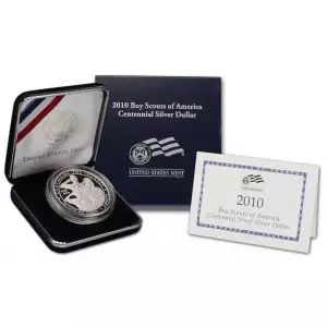 2010-P Boy Scouts Of America Centennial Silver Dollar Proof