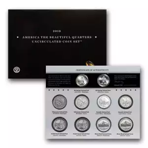 2010-P&D America the Beautiful Quarters Uncirculated Coin Set