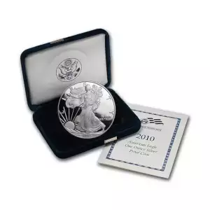2010-W 1 oz American Silver Eagle Proof With Box and COA