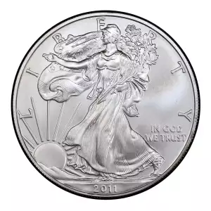 2011 1 oz American Silver Eagle Mint State Condition (2)