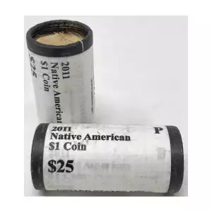 2011 Native American Dollar P&D U.S. Mint Rolls