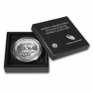 2011-P 5 oz Silver America the Beautiful Quarter, Olympic, (Burnished)