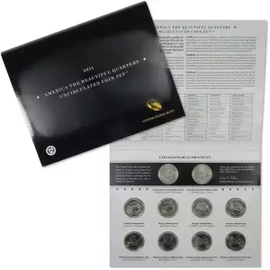 2011-P&D America the Beautiful Quarters Uncirculated Coin Set