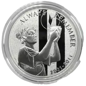 2011-P September 11 National Silver Medal w US Mint OGP - Box & COA