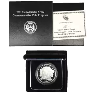 2011-P United States Army Commemorative Silver Dollar Proof