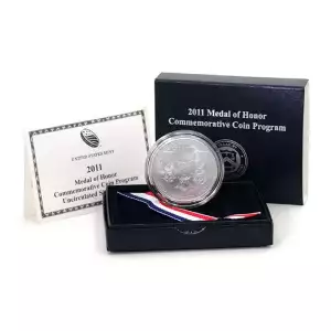 2011-S Medal of Honor Commemorative Silver Dollar Mint State