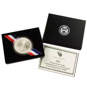 2011-S United States Army Commemorative Silver Dollar Mint State