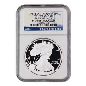 2011 W EARLY RELEASES EAGLE 25TH ANNIVERSARY ULTRA CAMEO