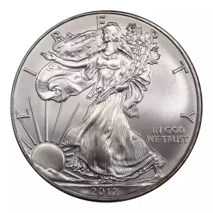 2012 1 oz American Silver Eagle Mint State Condition (2)