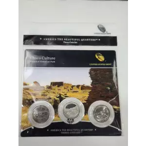 2012 Chaco America The Beautiful 3-Coin Quarter Set