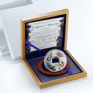 2012 Cook Islands Silver Four Coin Year of the Dragon Set