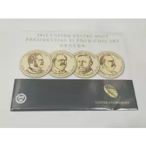 2012-D U.S. Mint Presidential $1 Four-Coin Set