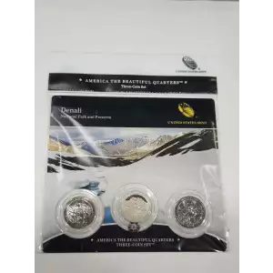 2012 Denali America The Beautiful 3-Coin Quarter Set