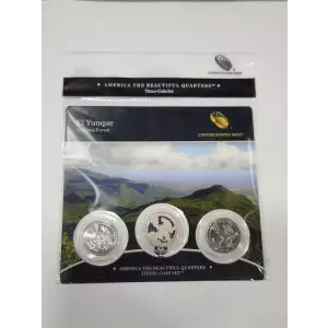 2012 El Yunque America The Beautiful 3-Coin Quarter Set