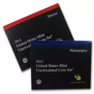 2012-P&D U.S. Uncirculated Set: 28-Coin Set in Original Packaging