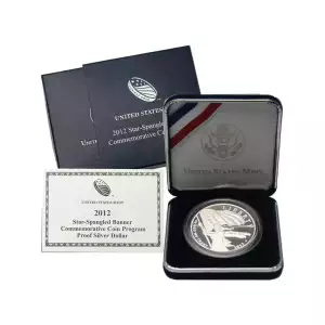 2012-P Star Spangled Banner Commemorative Silver Dollar Proof
