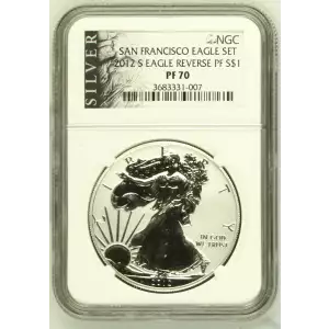 2012 S SAN FRANCISCO EAGLE SET OFFICIAL US MINT SET (2)