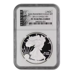 2012 S SAN FRANCISCO EAGLE SET OFFICIAL US MINT SET ULTRA CAMEO