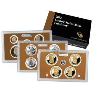 2012-S U.S. Clad Proof Set: Complete 14-Coin Set, with Box and COA